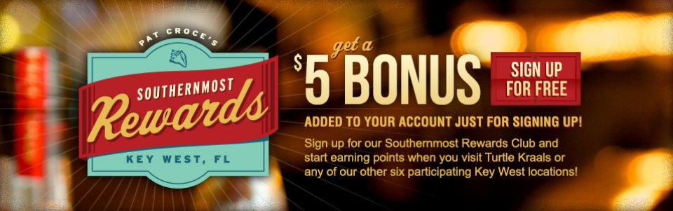 Image of Southernmost Rewards Sign Up